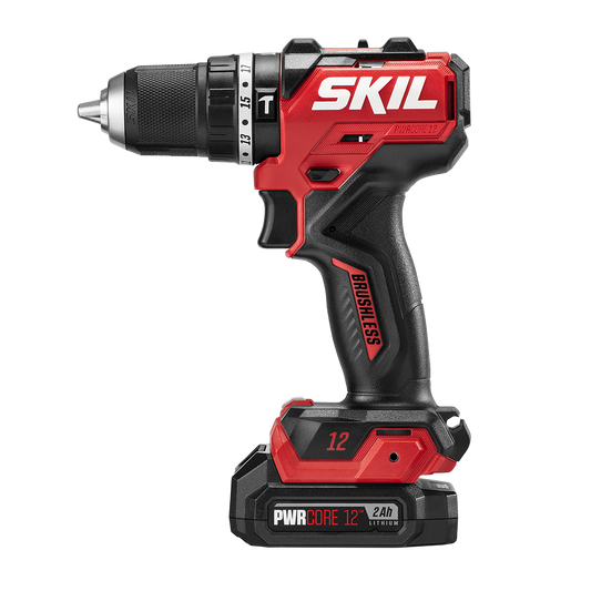 SKIL 12V BL 1/2" Hammer Drill Kit (1X2.0Ah w/usb+ PWRJumpâ„¢ Charger)-HD6290A-10