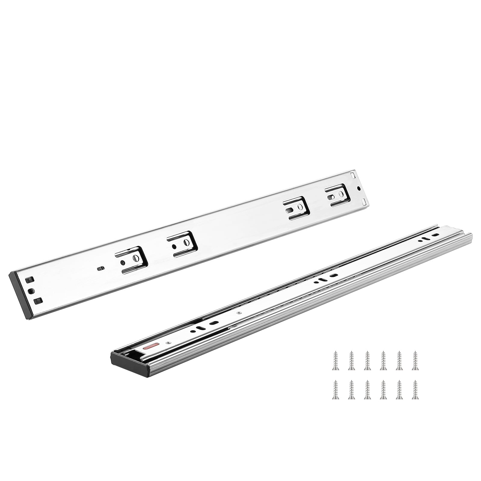 KFFKFF 6 Pairs 22â€ Soft-Close Drawer Ball Bearing Full Extension 100 Lbs