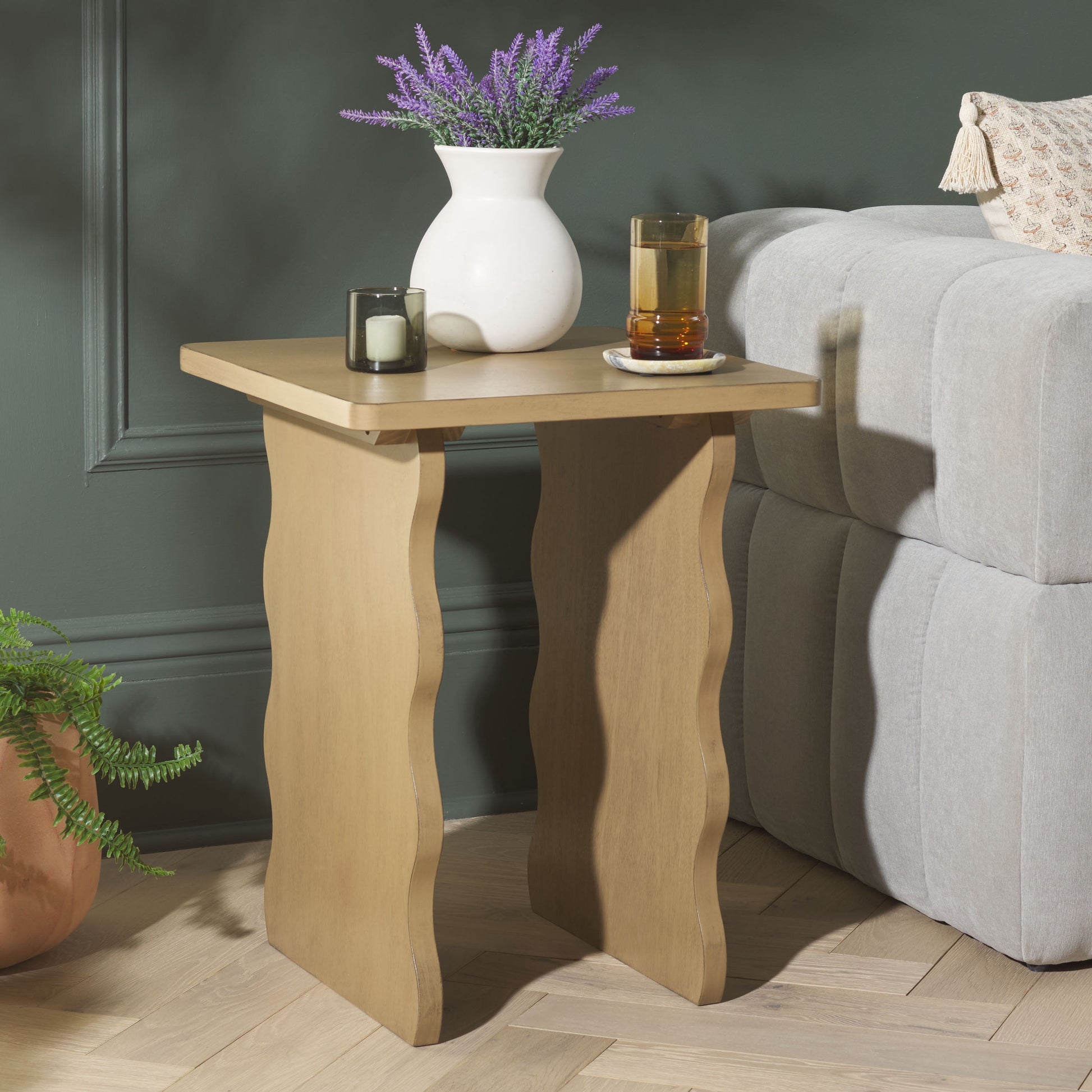 Safavieh Preslyn Modern Wood End Table, Desert Brown