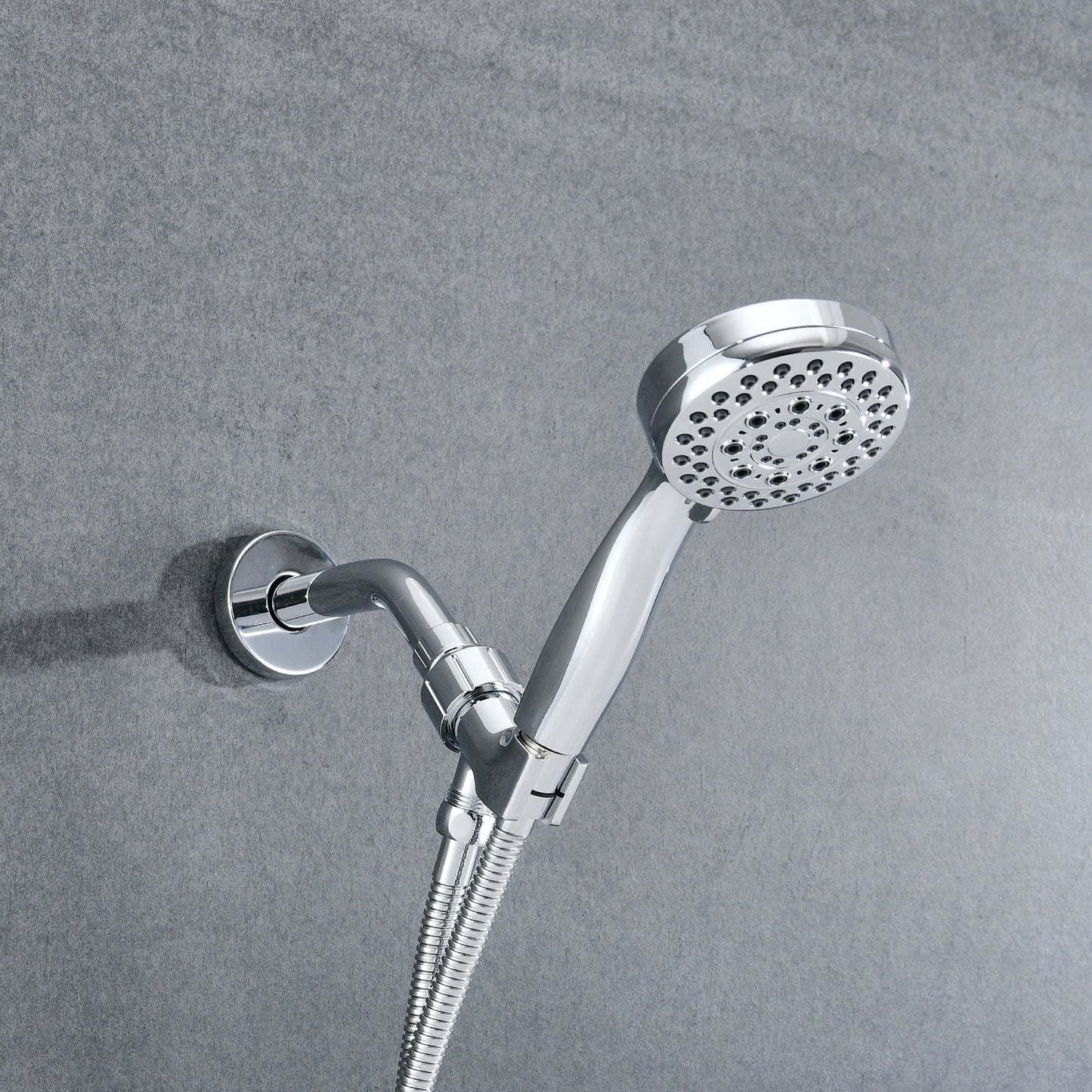 Shower Headï¼Œ5 Mode Adjustable Settings Handheld Shower Head with Hose High Pressure Shower Headsï¼ŒChrome