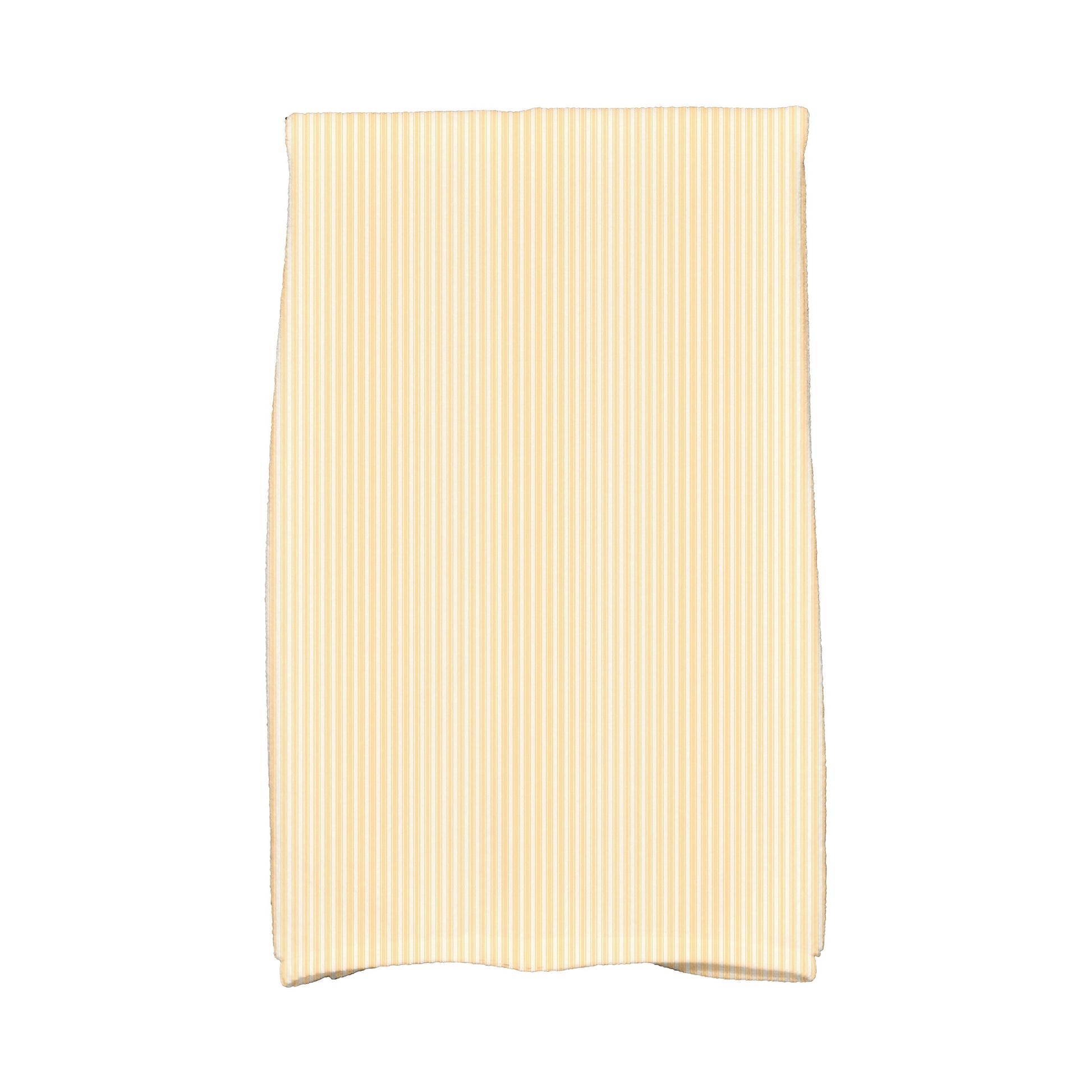 Simply Daisy, 16 x 25 inch, Ticking Stripe Kitchen Towel, Yellow
