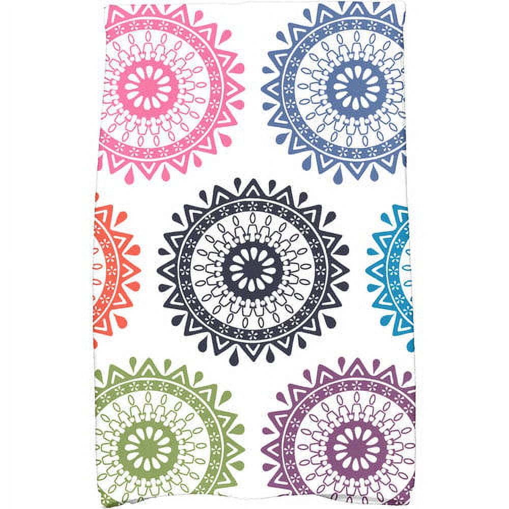 Simply Daisy 18" x 30" Groovy Geometric Print Kitchen Towel