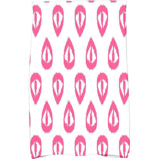 Simply Daisy 18" x 30" Ikat Tears Geometric Print Kitchen Towel