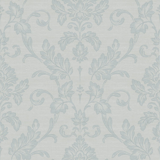 Sirpi Wallcoverings Antonella Light Blue Scroll Wallpaper