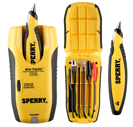 Sperry Instruments ET64220 Lan WireTracker Tone and Probe Wire Tracer, Identifies Coax, CAT 5, Speaker, Phone, any Non-Energized Wire