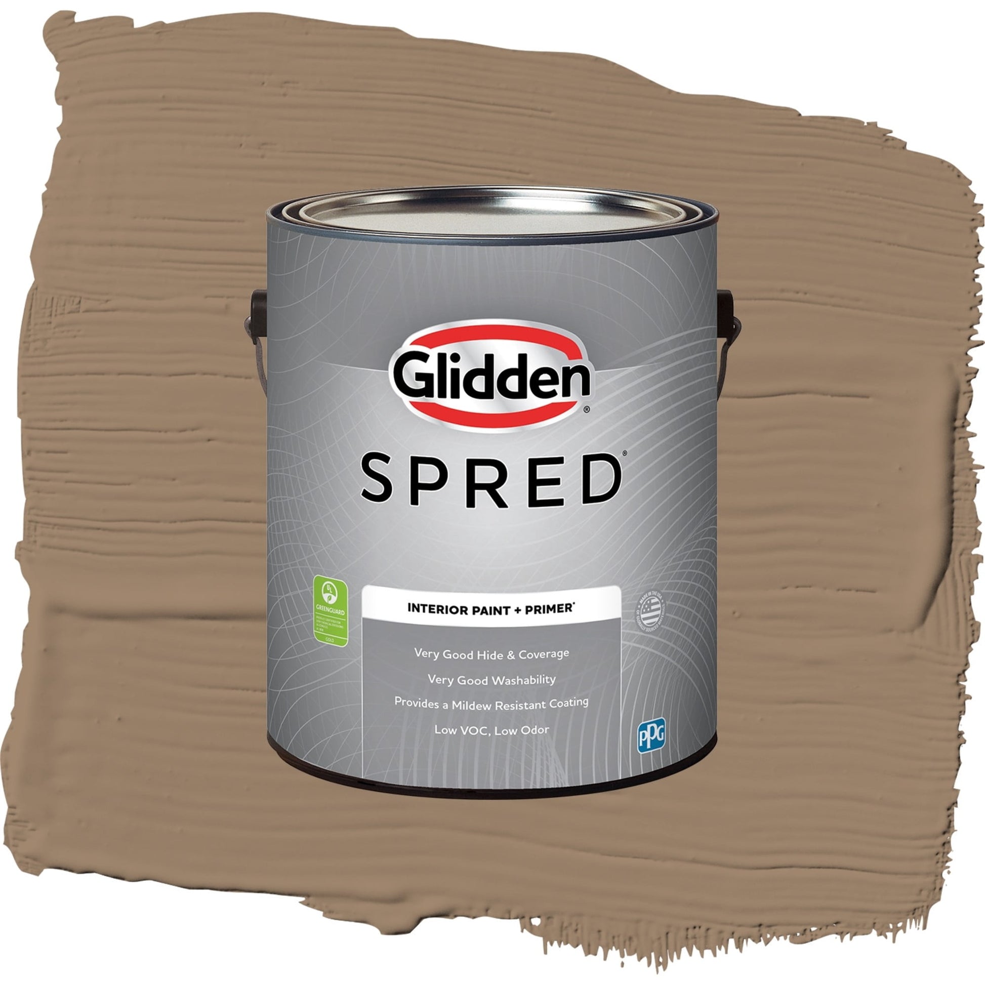Spred Chocolate Moment Interior Paint + Primer Eggshell , 1 Gallon