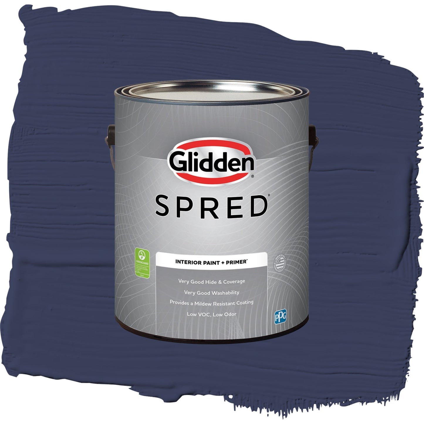 Spred Victory Blue Interior Paint + Primer Flat , 1 Gallon