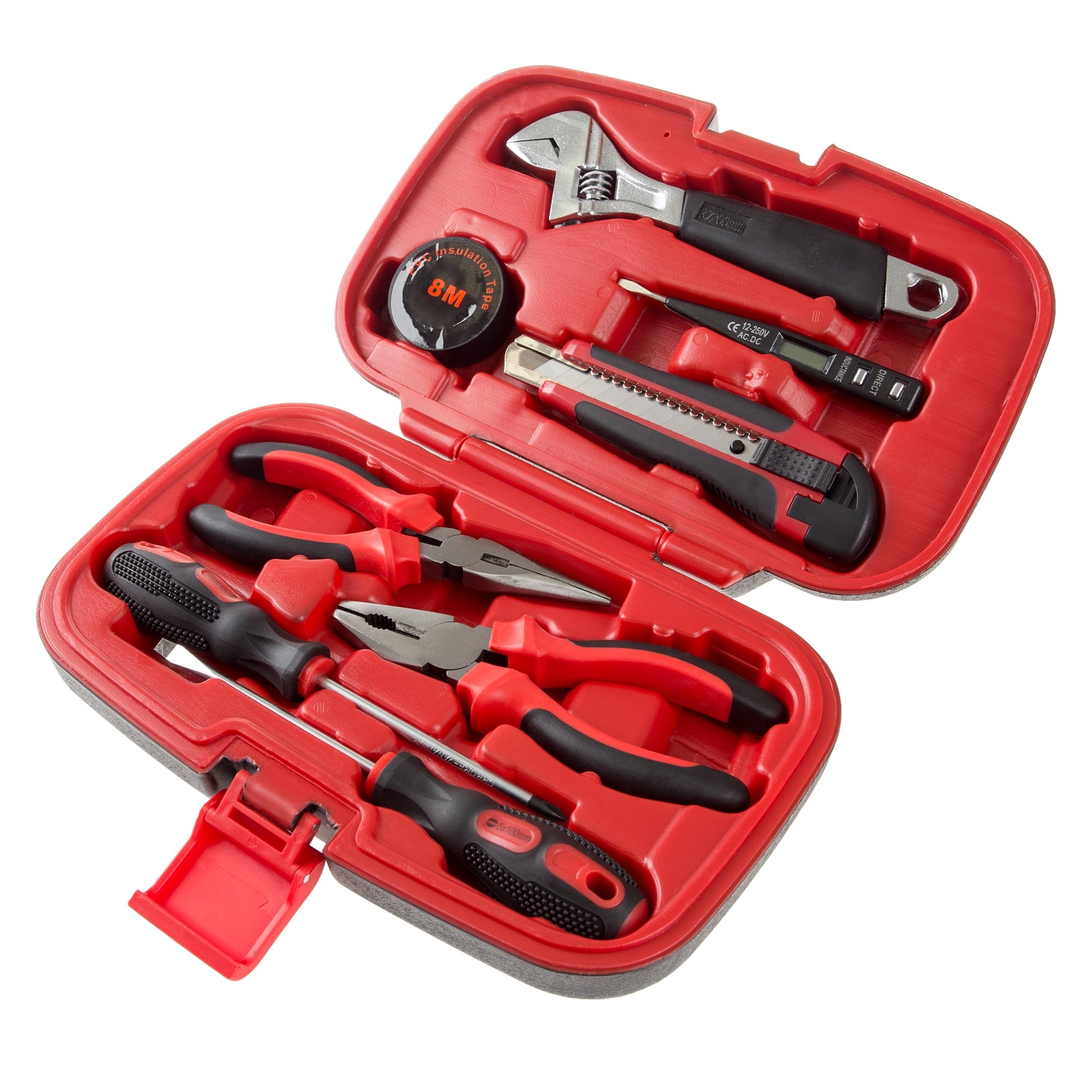 Stalwart Essential Tool Set for Everyday Repairs and Maintenance, 9 Piece Pack