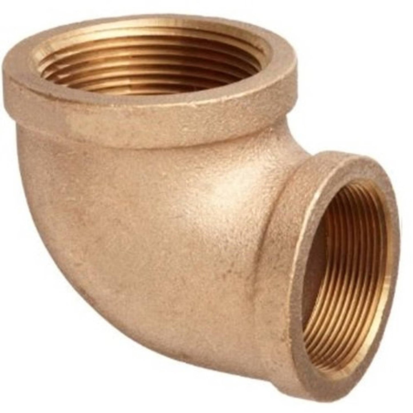 Supply Giant BRRL2122-NL 2-1/2" x 2" Brass 90-Degree Reducing Elbow, Lead Free