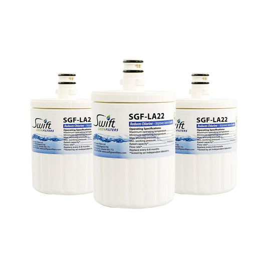 Swift Green Filters-LA22 Replacement Water Filter for LG LT500P,5231JA2002A, 46-9890,EFF-6005A -3 Pack