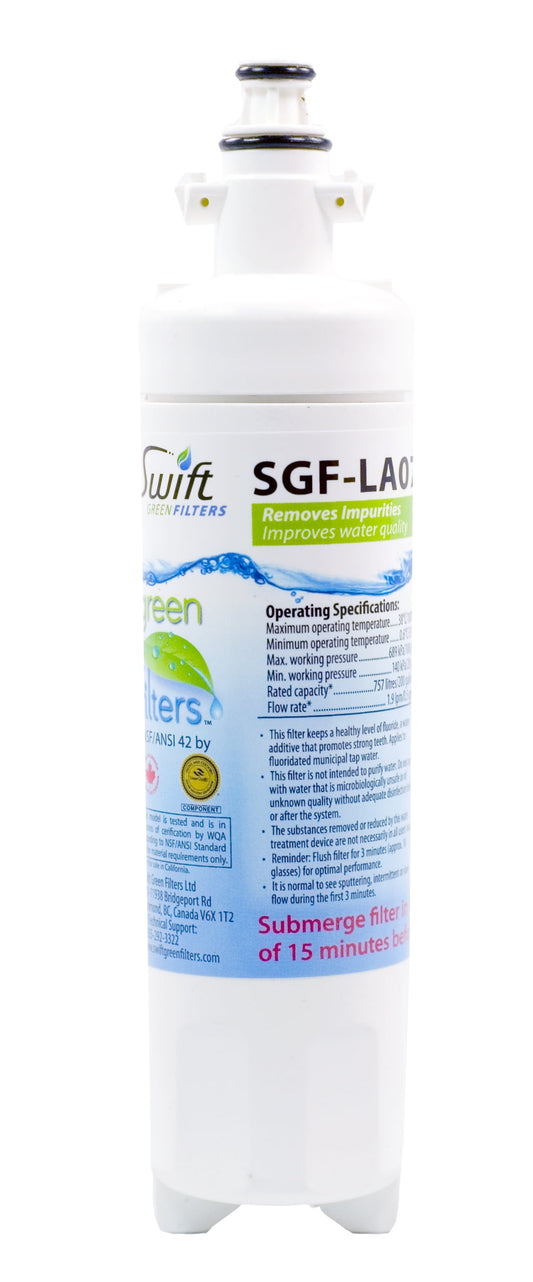 Swift Green Filters SGF-LA07 Refrigerator Water Filter for LG LT700-P, 46-9690, ADQ36006102 - 3 Pack