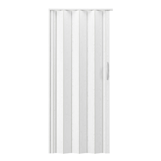 Techni Home Loft Series Premium Double Walled Foldable Accordion Door, 32"W x 80"H x 1.2"T, White RTA-LF32FD-WHT