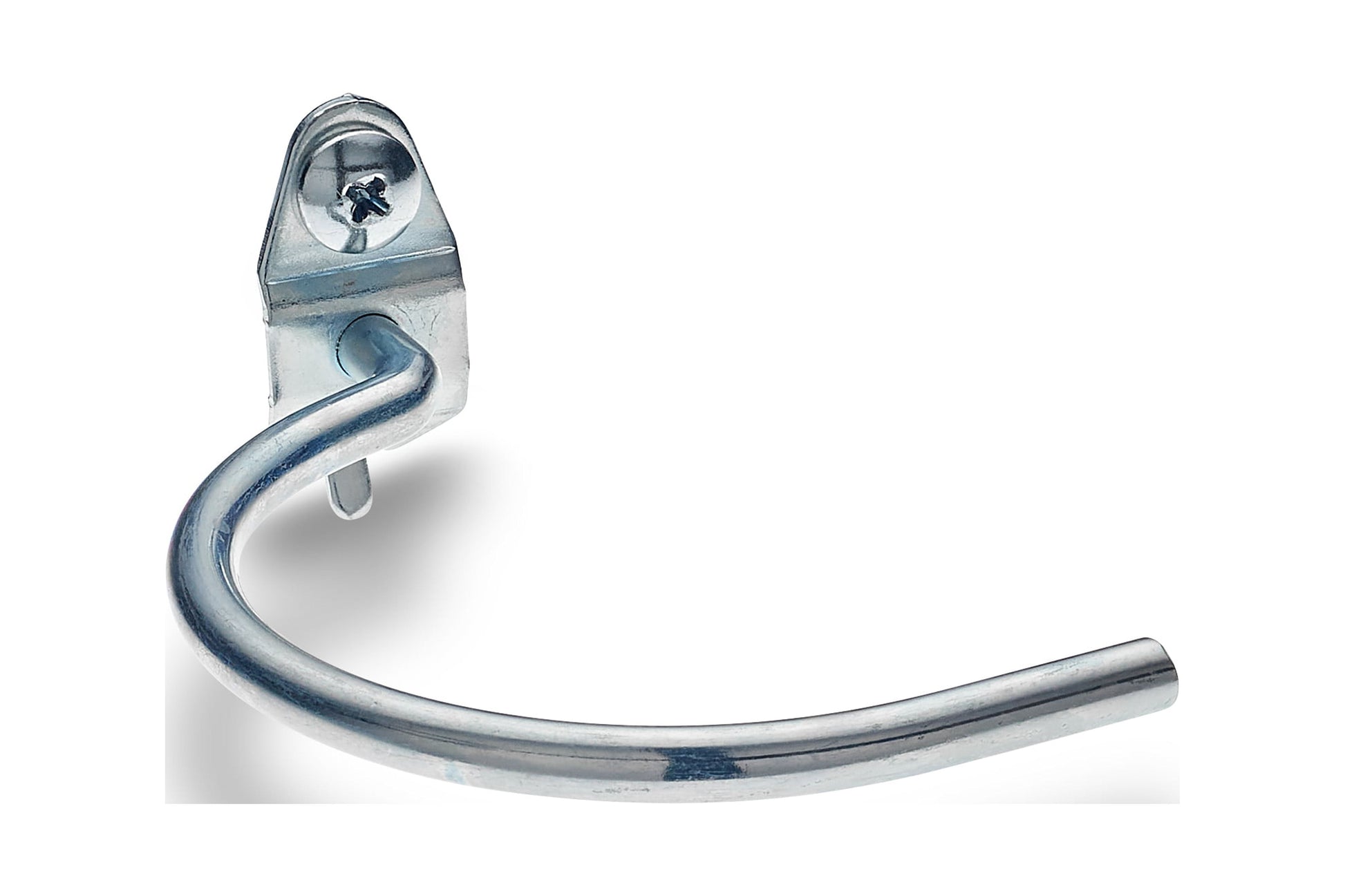 Triton Products 3-3/4 inch Curved Steel Pegboard Hook, 10pk