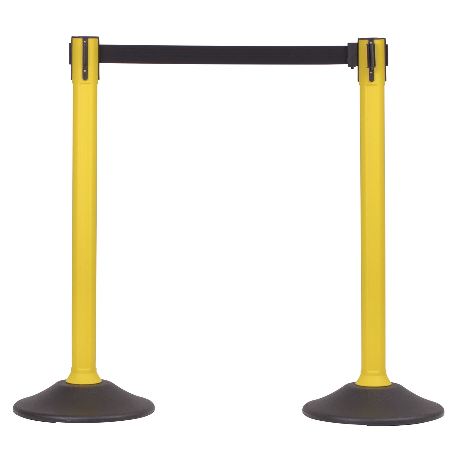 US Weight crowd control barriers- Sentry Stanchion with Retractable belt barrierâ€“ Easy Connect Assembly (2-Pack) Crowd Control Stanchions