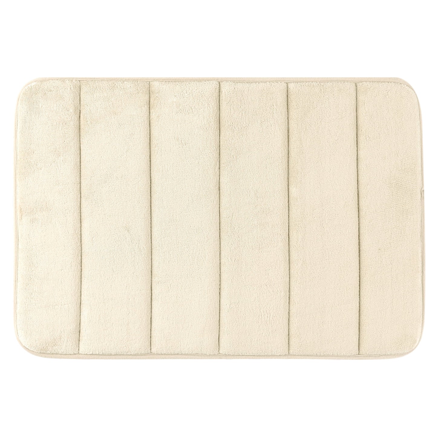 Unique Bargains Non Slip Bathroom Rug Soft Bathroom Mat Quick Dry Anti Skid Bath Rugs Khaki 16"x24"