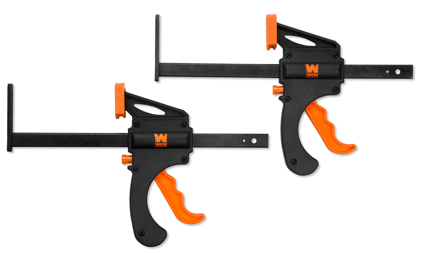 WEN 7.5-Inch Quick Release Track Saw Clamps, Two Pack