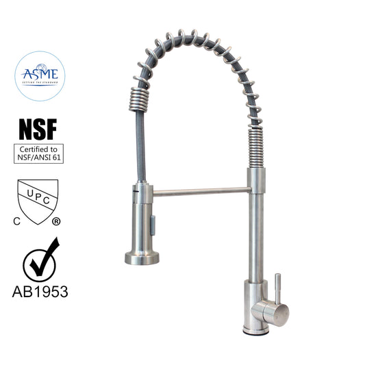 WMF Stainless Steel Silver Kitchen Faucet