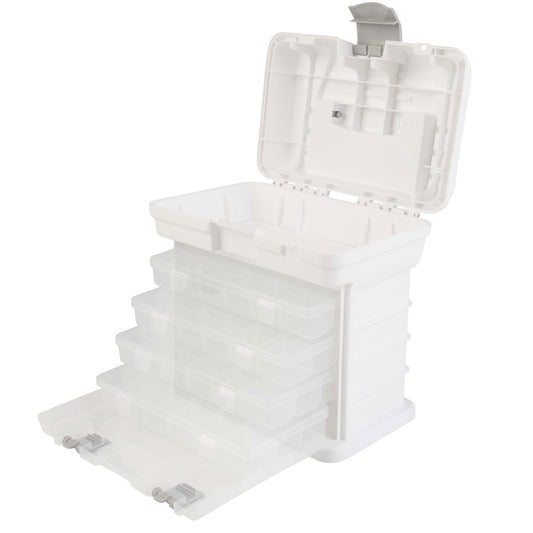 Stalwart Caja de Herramientas Organizadora de Piezas PequeÃ±as para Hardware, Aparejos O Manualidades, Roja