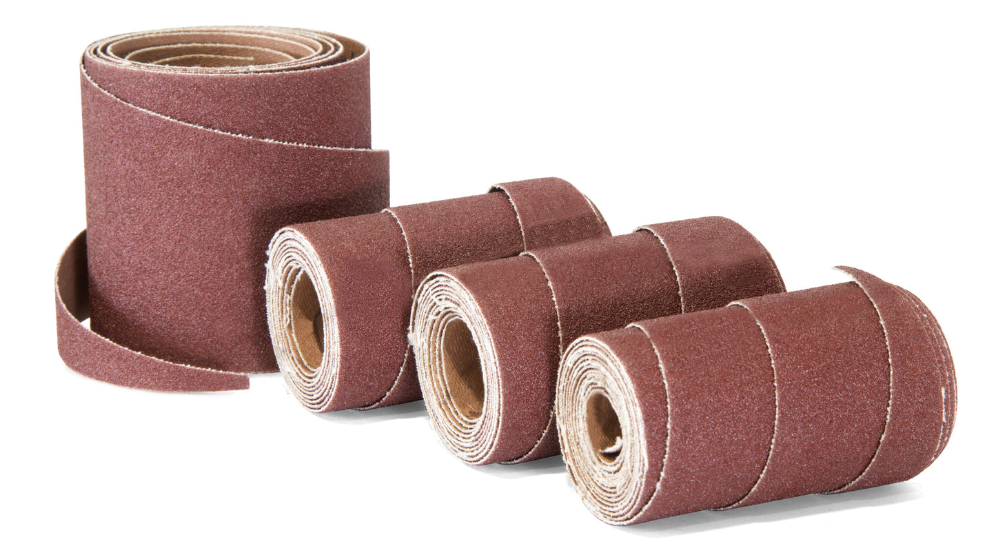 Wen 40-grit 10-inch Pre-cut Ready-to-wrap Drum Sander Sandpaper, 4-pack