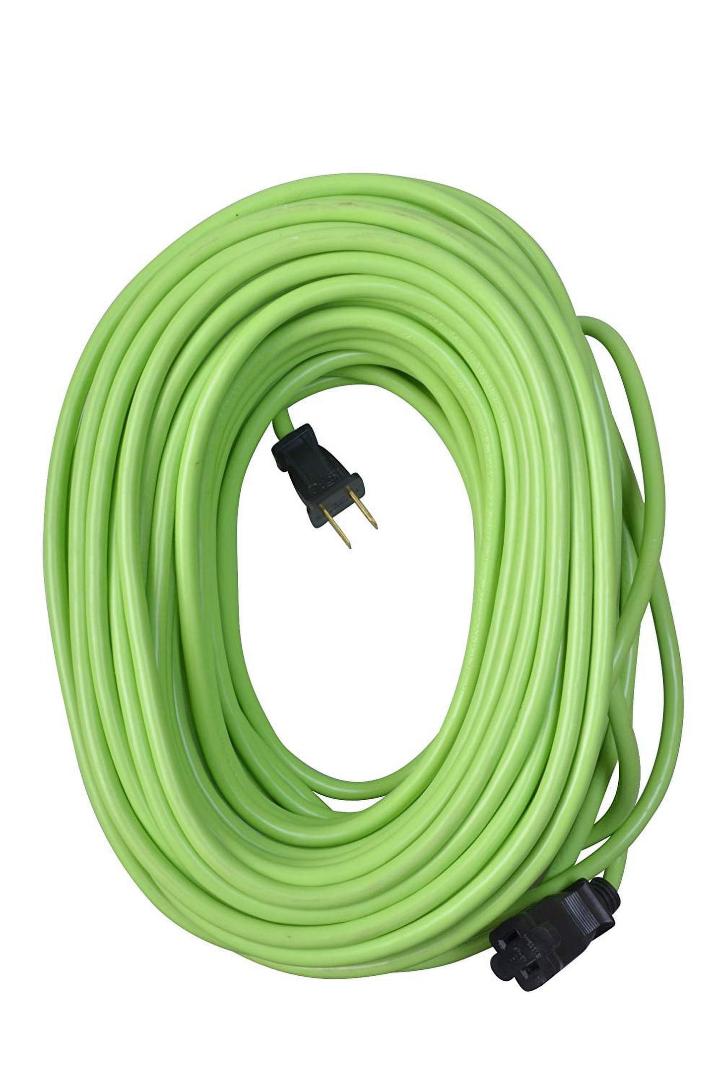 Yard Master Outdoor Garden Extension Cord, Lime Green, 120-Foot