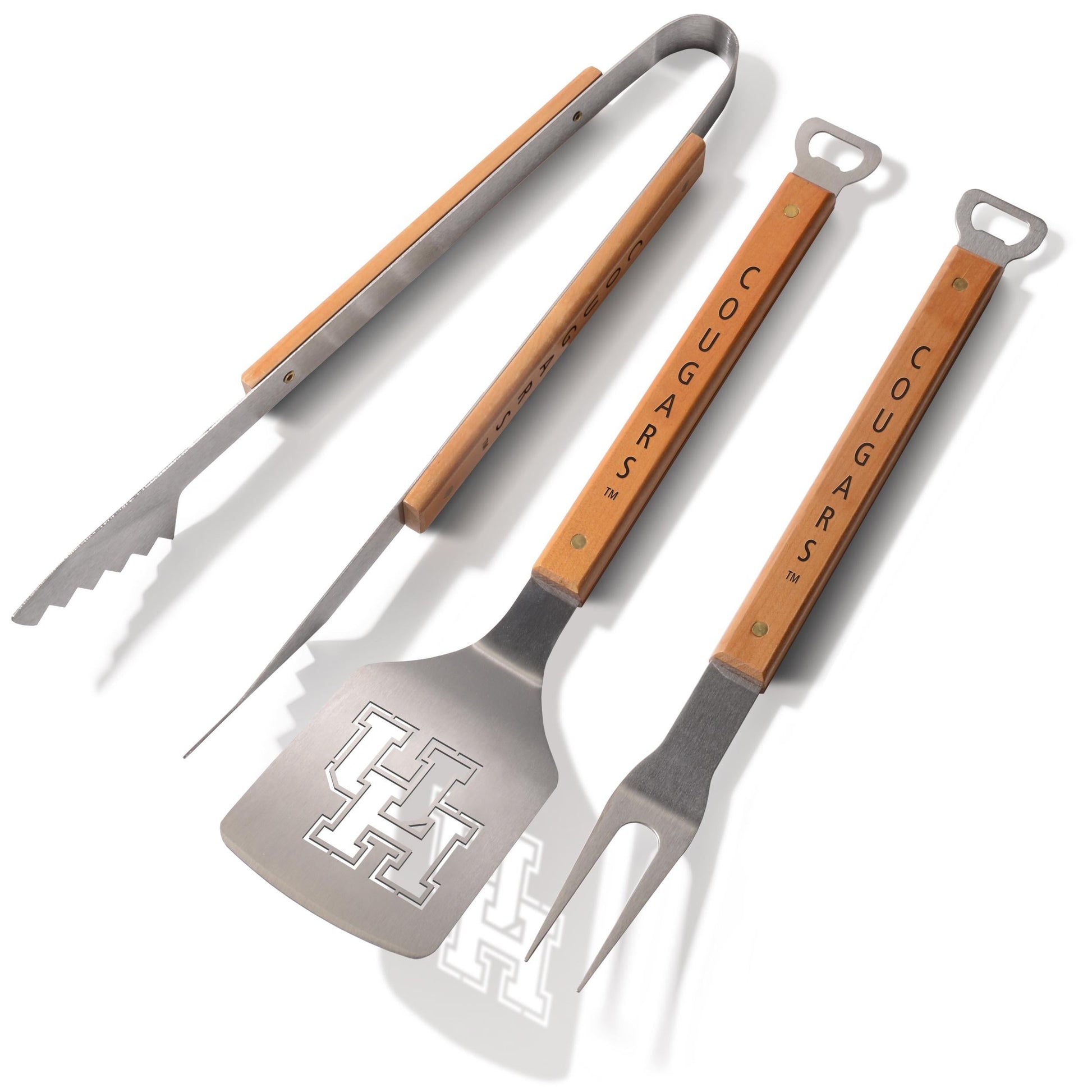 YouTheFan NCAA Houston Cougars Classic Series 3 Piece BBQ Set