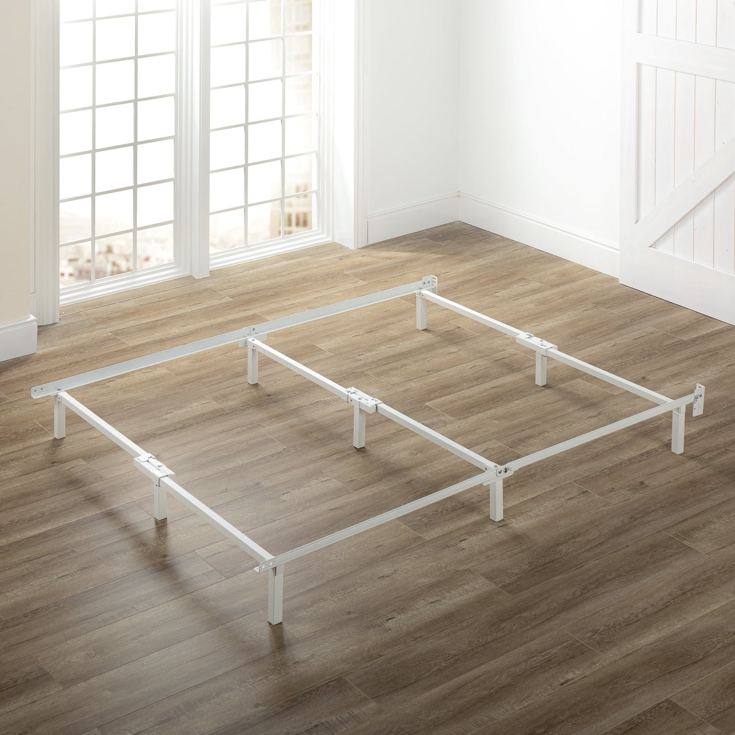 Zinus 7" CompackÂ® Metal Bed Frame, White, Full