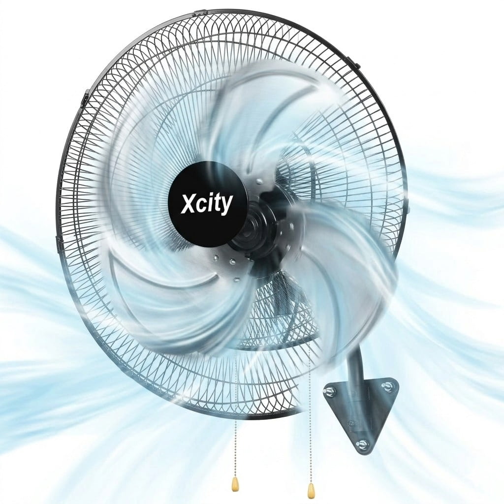 avobird 18-Inch Metal Wall-Mounted Fan (with Tripod Stand) â€” 3-Speed Settings, Supports 360Â° Tilt Adjustment Powerful Airflow Up to 2600 CFM â€” High-Velocity Industrial Fan for Homes,Workshops